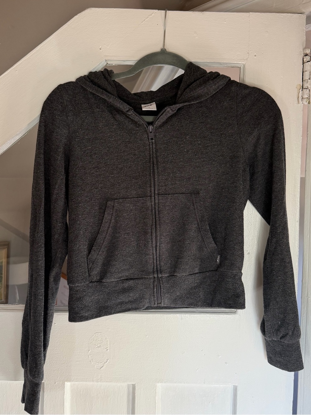 TNA Dark Gray Zip-Up Hoodie